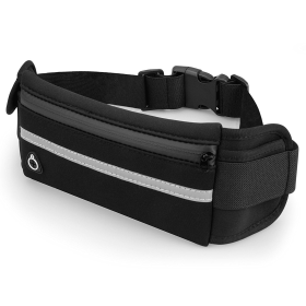 Velocity Water-Resistant Fanny Pack (Color: Black)