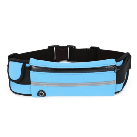 Velocity Water-Resistant Fanny Pack (Color: Sky Blue)