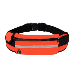 Velocity Water-Resistant Fanny Pack (Color: Orange)