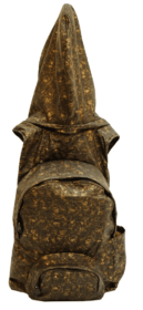 Waterproof Hooded Backpack (Color: Copper Gold)