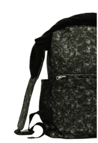Waterproof Hooded Backpack (Color: Copper Silver)