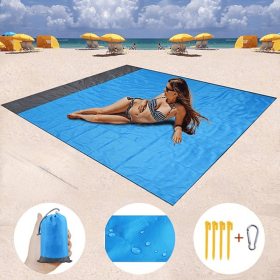 Outdoor Camping Picnic Mat (Color: Army Green, size: 78.74*82.68inch)
