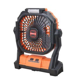 USB Outdoor Hang Ceiling Fan Led Light (Color: Orange, Ships From: China)