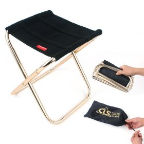 Outdoor folding aluminum alloy chairs (select: Outdoor folding chairs-black)