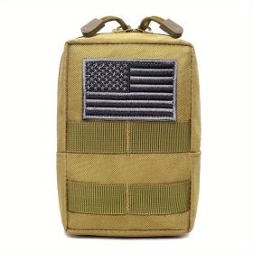 Outdoor Tactical Molle Pouches (Color: Mud Color)