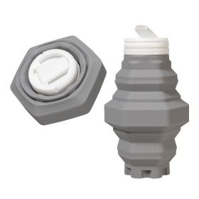 Silicone Folding Cup (Capacity: 401-500ml, Color: Gray)