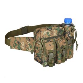 Large Capacity Zipper Waist Bag (Color: Jungle Camouflage)