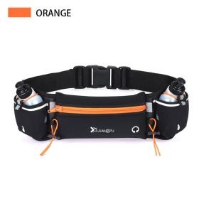 Water Bottle Holder Fanny Pack (Color: Orange)
