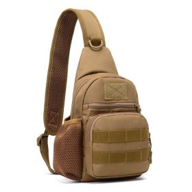 Military Tactical Shoulder Bag (Color: Khaki, material: Nylon)
