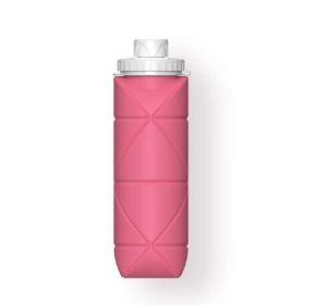 Mini siliconen water bottle (Color: Red)