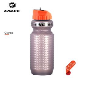 1Pc 650Ml Mountain Bicycle Cycling Water Drink Bottle (Color: Orange)