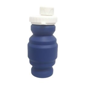 Portable Silicone Folding Cup 320ml (Capacity: 320ml, Color: Blue)