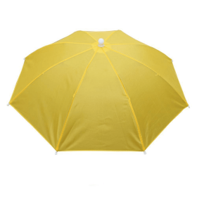 Portable Rain Hat (Color: Yellow)