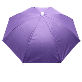 Portable Rain Hat (Color: Violet)