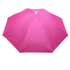 Portable Rain Hat (Color: Rose)