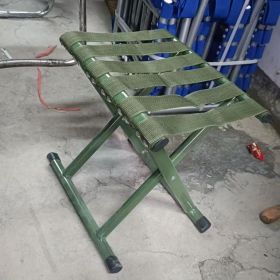 Durable Folding Stool (Items: Without Backrest, Color: Green)