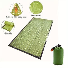 Emergency Sleeping Bag (Color: Green)