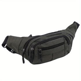 Messenger Backpack Waist (Color: Dark Green)
