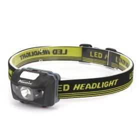 AAA Battery Headlamp (Items: White, Color: Black)