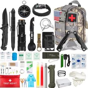 Outdoor SOS Emergency Survival Kit (Ships From: China, Color: ACU)