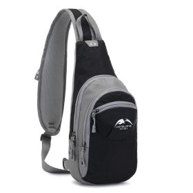 Single Shoulder Backpack (Color: Black)