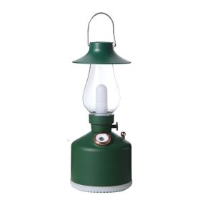 Wireless Air Humidifier Camping Table Lamp (Color: Green)