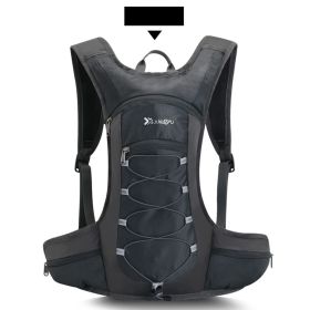 Hiking Cross Country Backpack Running Sports Water Bag (Color: Black)