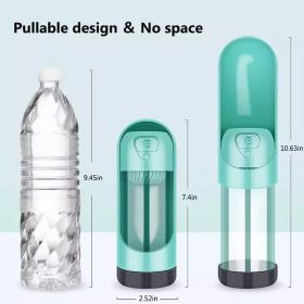 Portable Water Bottle for Dogs (Color: R Without Filter B)