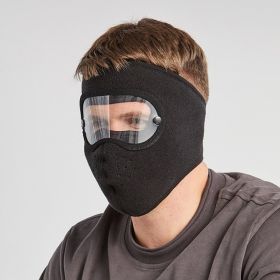 Windproof Face Warm Mask (Color: Black)