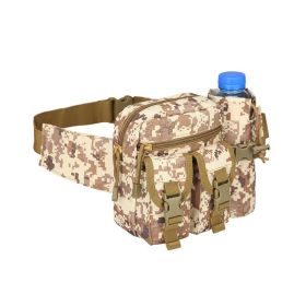 Denim Waistbag With Water Bottle Holder (Color: Desert Digital)