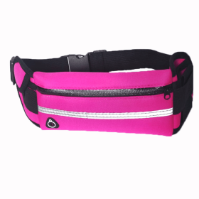Waterproof Belt Bag (Color: Rose Red)