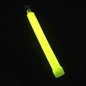 Luminous 6in Fluorescent Survival Stick (Color: Yellow)