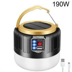Rechargeable Outdoor Tent Lamp (Wattage: Upgrade 190W A, Ships From: China)