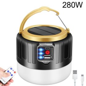 Rechargeable Outdoor Tent Lamp (Wattage: Best 280w A, Ships From: China)