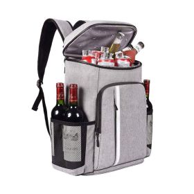 Beach Cooler Backpack (Color: Gray, Type: Picnic Backpack)