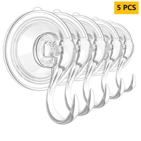 5/10 PCS Suction Cup Hook (Number: 5 PCS)