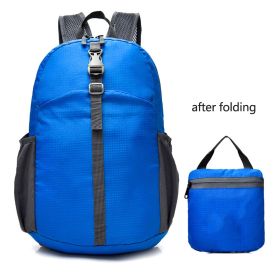 Folding Ultralight Portable Backpack (Color: Blue2)