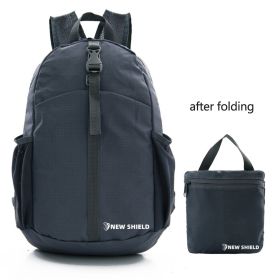 Folding Ultralight Portable Backpack (Color: Grey1)