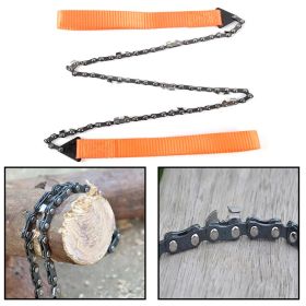 Hand Survival Chain Saw Kits Camping Hiking Tool (Teeth Per Inch: 11 Teeth)