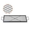 X-Marks Fire Pit Grill Grate, Rectangle Cooking Grate