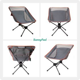 Small Compact Collapsible Camp Chair (Color: Grey)