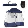 Changing Room, Portable Instant Outdoor Shower w/ 2 Rooms