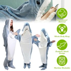 Wearable Shark Sleeping Bag (size: 190CM)