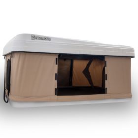 Trustmade Hard Shell Rooftop Tent (Color: White+Beige)
