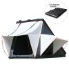 Triangle Aluminum Black Hard Shell Rooftop Tent