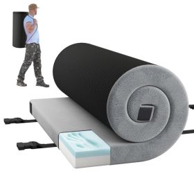 Indoor outdoor Sleeping mat (Color: Gray)