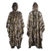 Kylebooker 3D Maple Leafy Hunting Camouflage Poncho Ghillie Suit