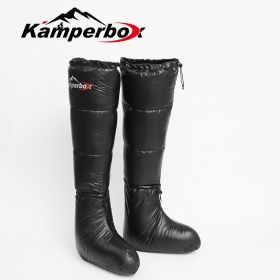 Camping Sleeping Bag Socks Down (colour: Longsocks Black)