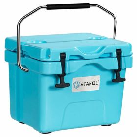 16 Quart Portable Cooler (Color: Blue)