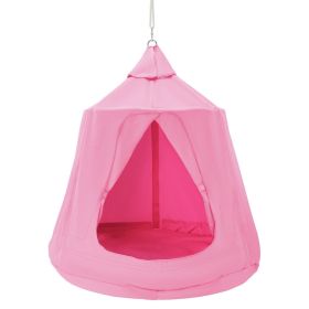 Hanging Tree Tent Outdoor Hammock (Type: Fully Enclosed, Color: Pink)